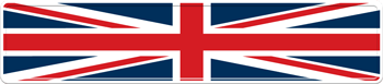 UK Union Jack European License Plate